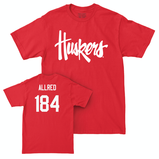 Red Wrestling Huskers Tee - Jacob Van Dee