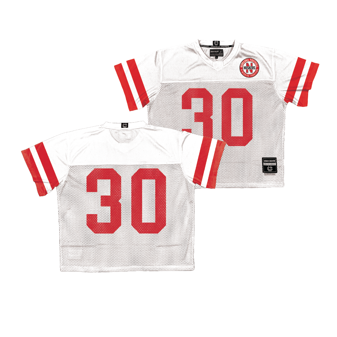 Nebraska Throwback Football Jersey - Tristan Alvano