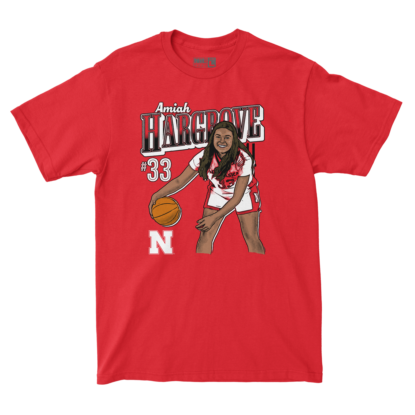 EXCLUSIVE RELEASE: Amiah Hargrove Illustrated Red Tee