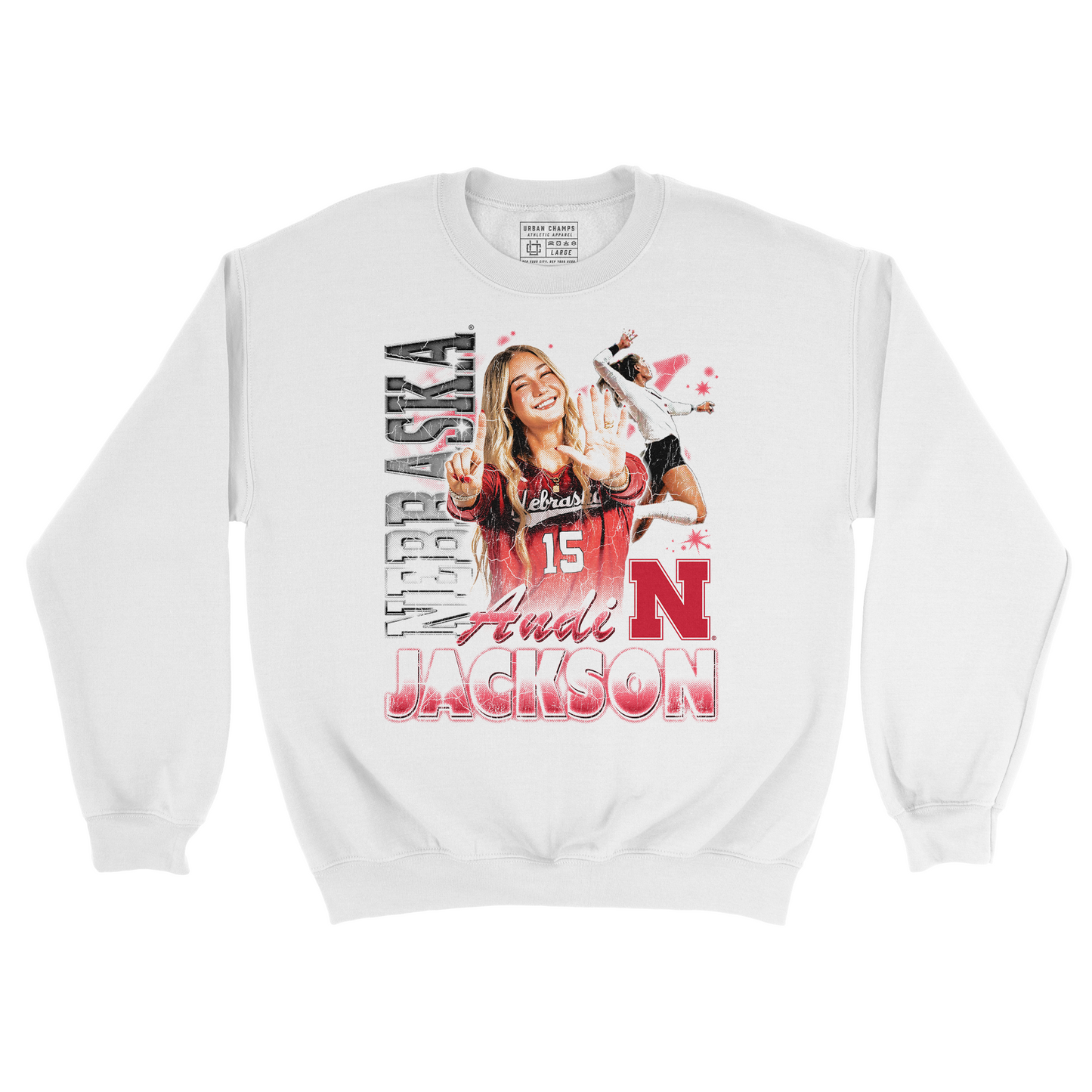 EXCLUSIVE RELEASE: Andi Jackson 90s Retro White Crew