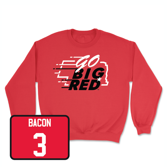 Red Softball GBR Crew - Bella Bacon