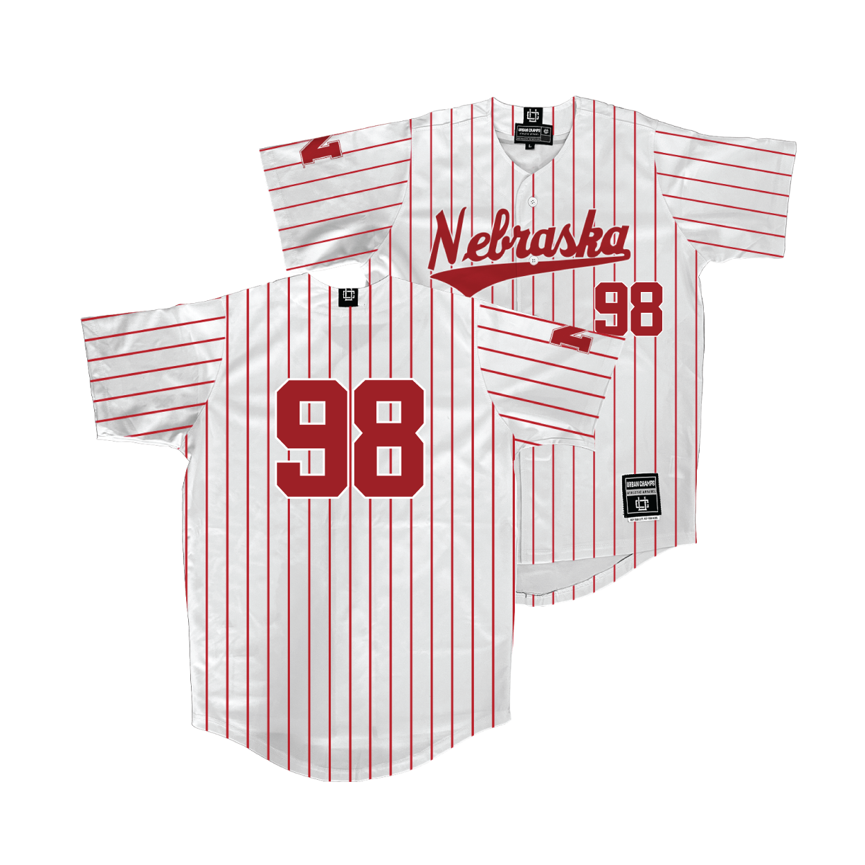 Nebraska Softball White Jersey - Jordy Bahl | #98