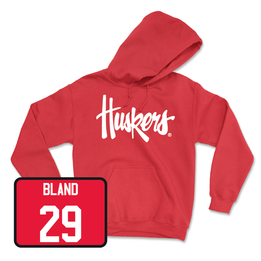 Red Softball Huskers Hoodie  - Samantha Bland