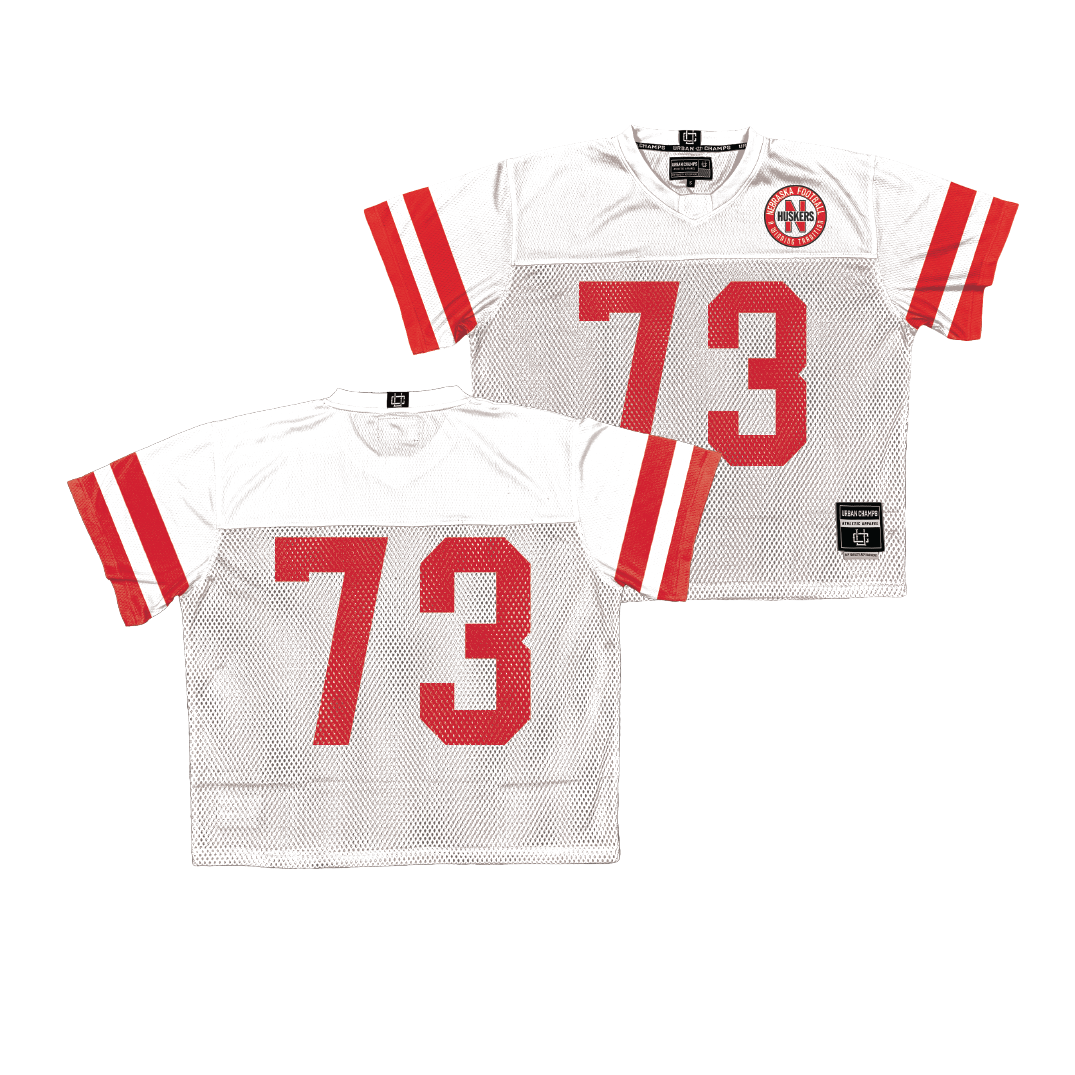 Nebraska Throwback Football Jersey - David Borchers