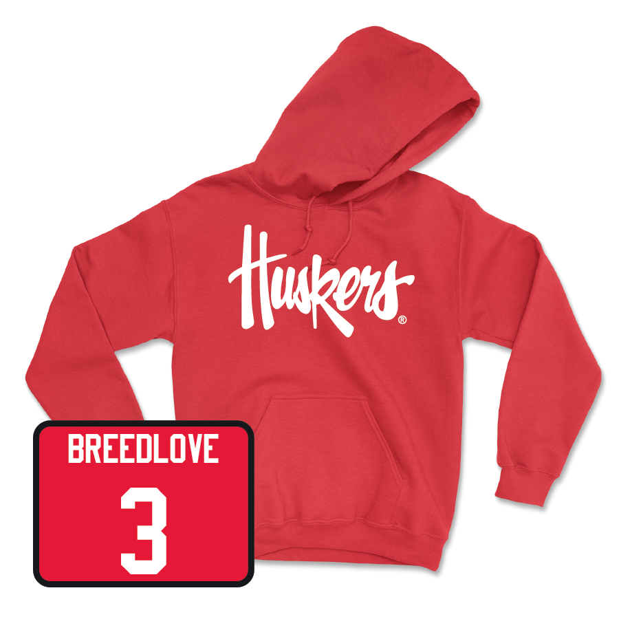 Red Bowling Huskers Hoodie - Lani Breedlove