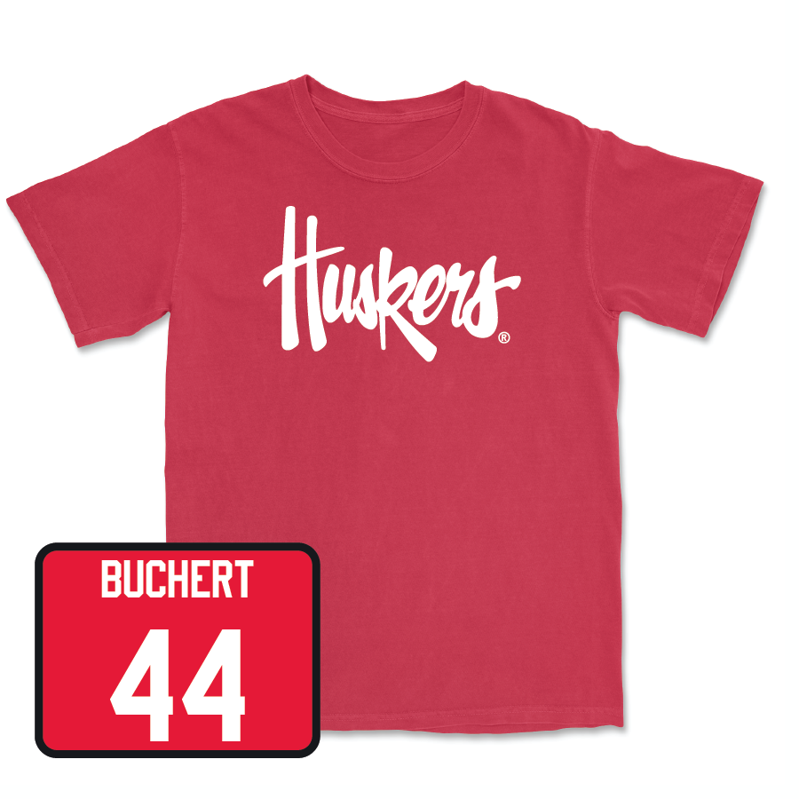 Red Bowling Huskers Tee - Desiree Buchert