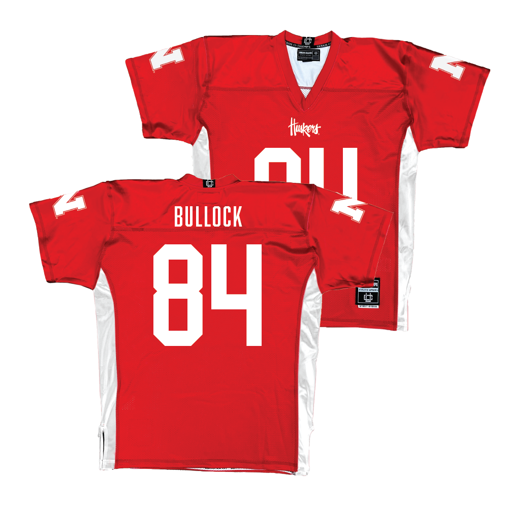 Red Nebraska Football Jersey - Alex Bullock