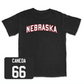 Softball Black Nebraska Tee  - Katelyn Caneda