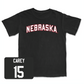 Baseball Black Nebraska Tee - Dylan Carey