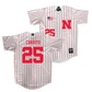 Nebraska Baseball White Jersey - Drew Christo | #25