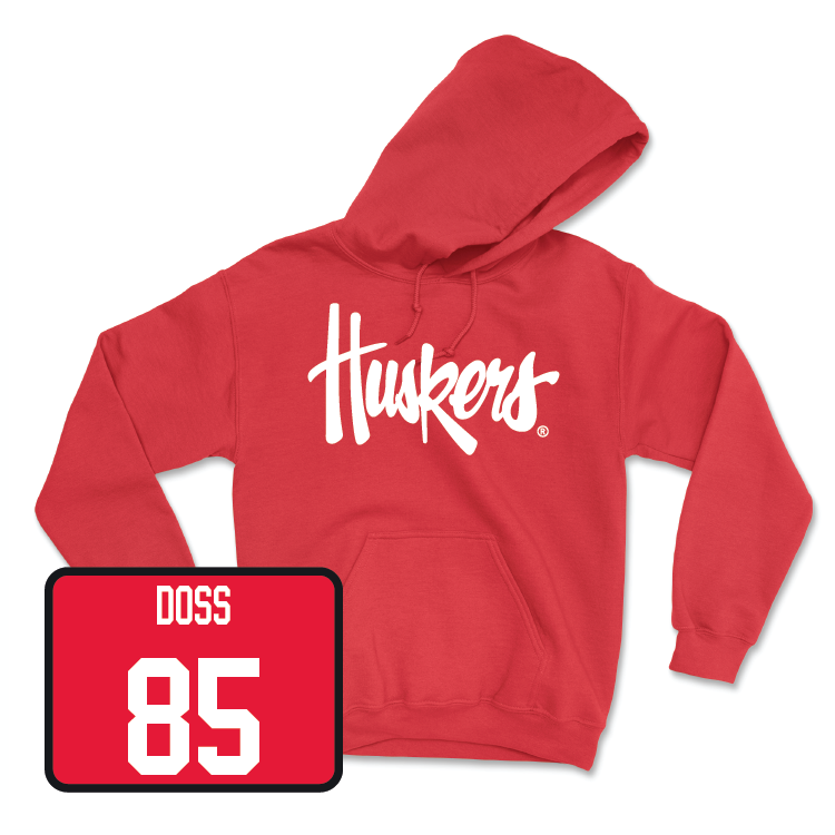 Red Football Huskers Hoodie - Jaidyn Doss