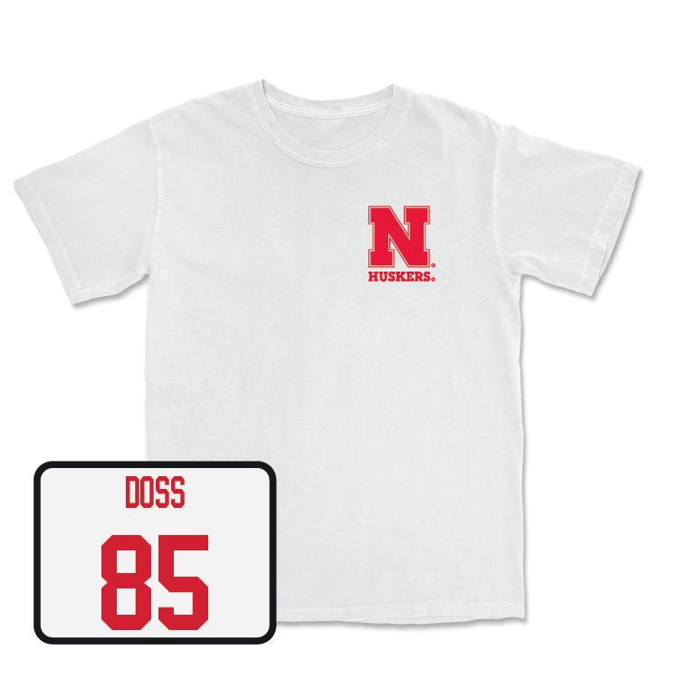 Football White Comfort Colors Tee - Jaidyn Doss