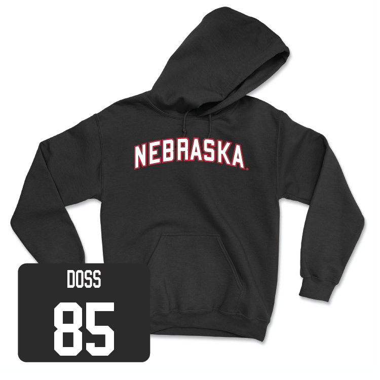 Football Black Nebraska Hoodie - Jaidyn Doss