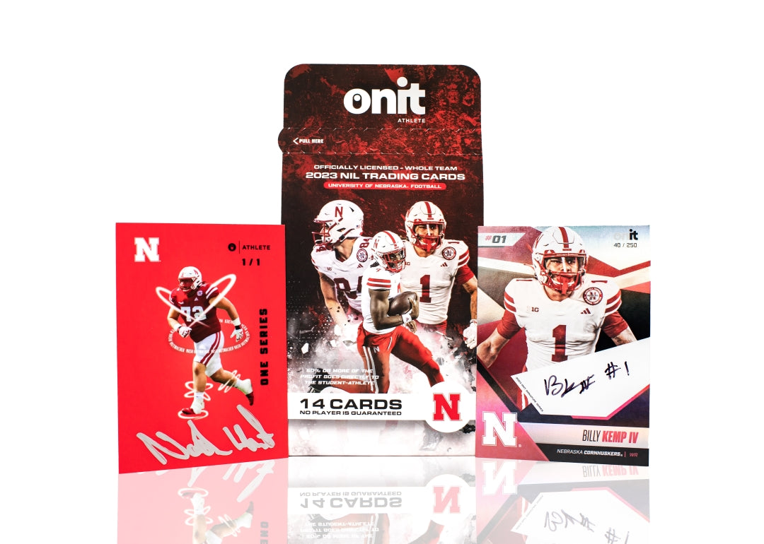 University of Nebraska® NIL Football - 2023 Trading Cards - Single Pack