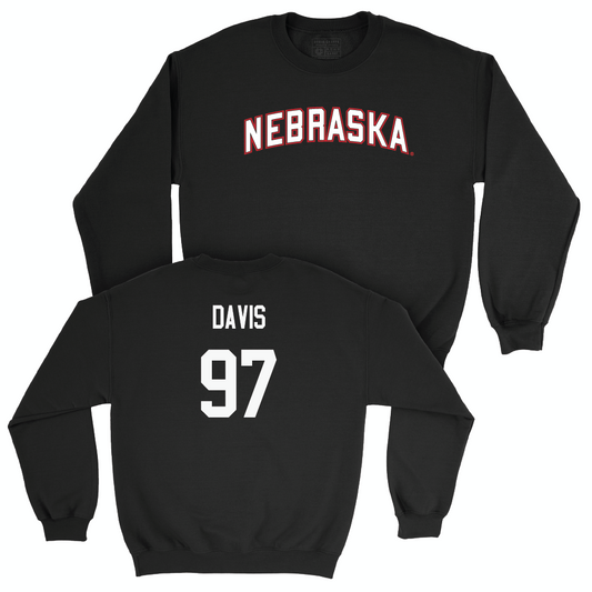 Football Black Nebraska Crew  - Keona Davis