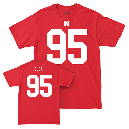 Nebraska Football Red Shirsey Tee  - Ethan Duda