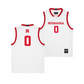 Nebraska Men's Basketball White Jersey - Connor Essegian