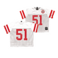 Nebraska Throwback Football Jersey - Justin Evans-Jenkins