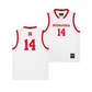 Nebraska Women's Basketball White Jersey - Callin Hake