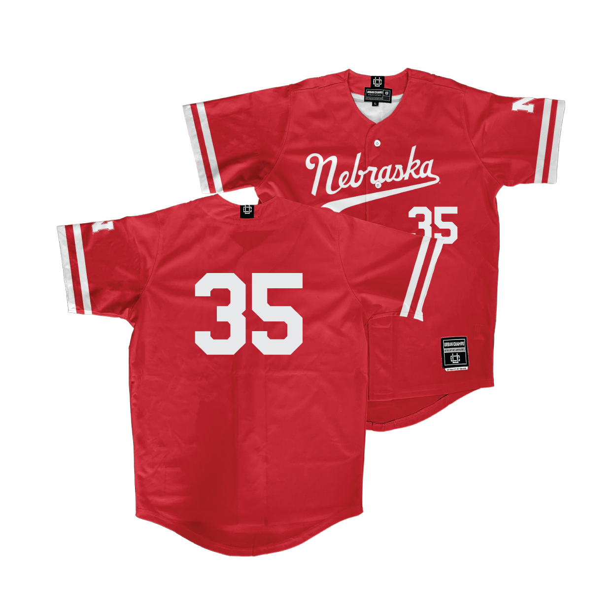 Nebraska Baseball Red Jersey   - Ryan Harrahill