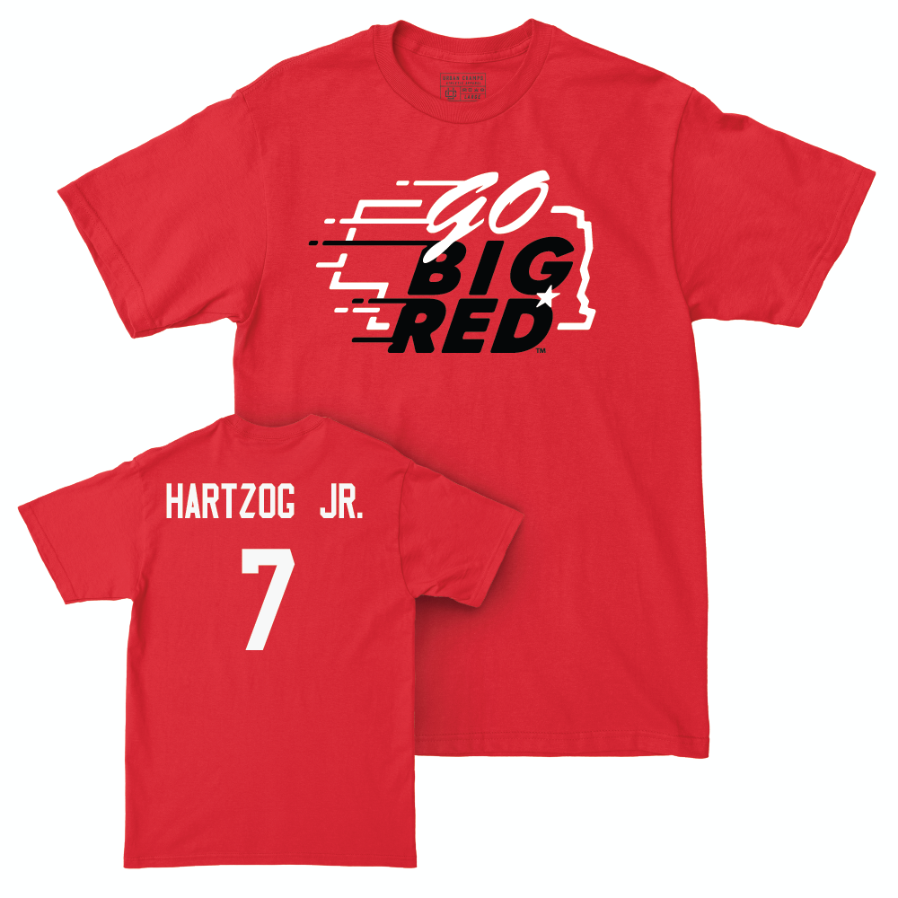 Red Football GBR Tee - Malcolm Hartzog Jr | #7