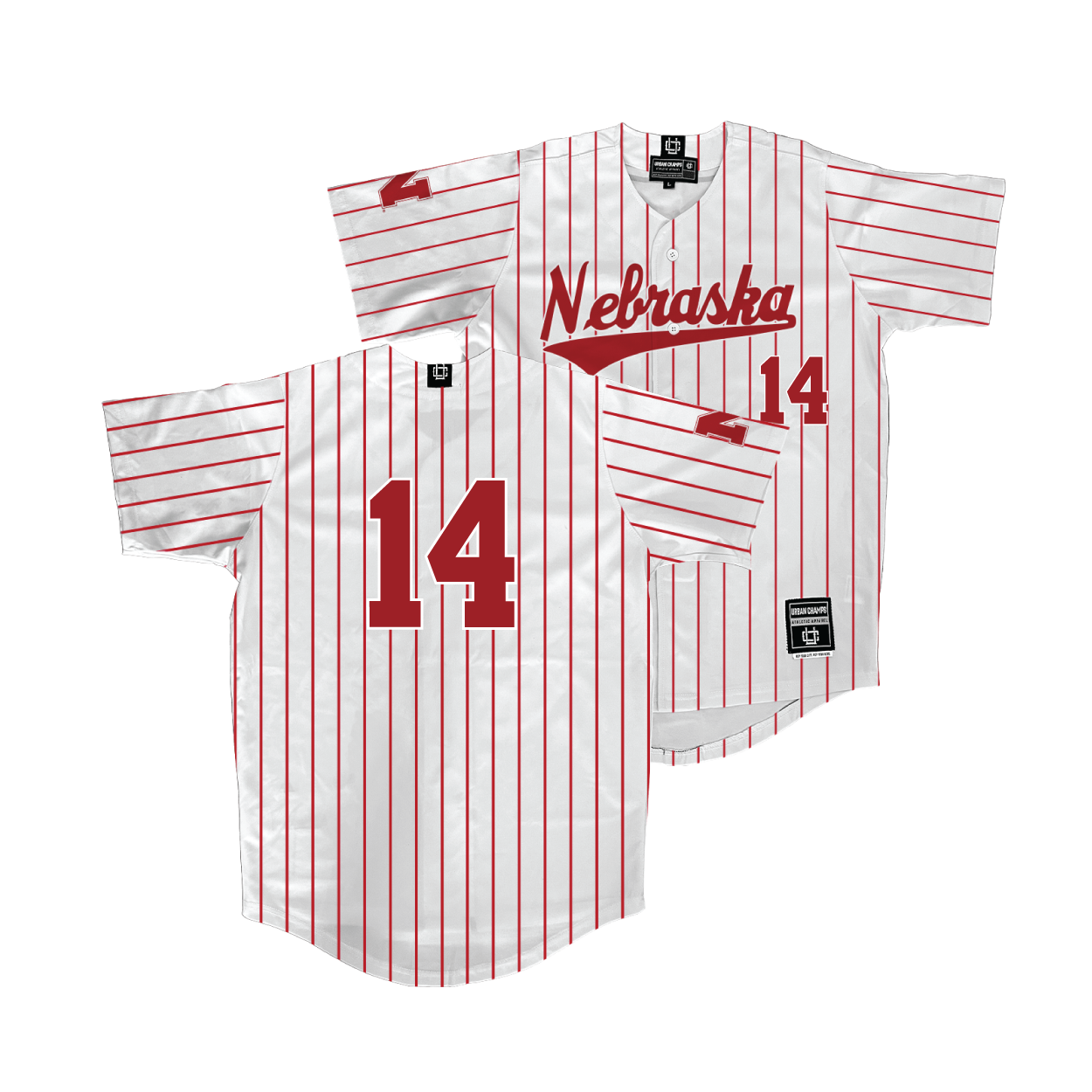 Nebraska Softball White Jersey  - Kacie Hoffmann