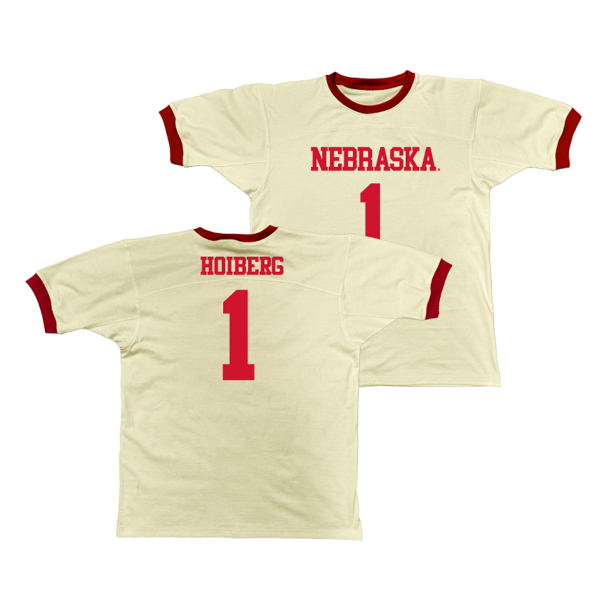 Nebraska Retro Ringer Tee - Samuel Hoiberg | #1