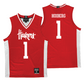 Nebraska Men's Basketball Red Jersey - Samuel Hoiberg | #1
