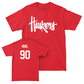 Red Football Huskers Tee  - John Hohl