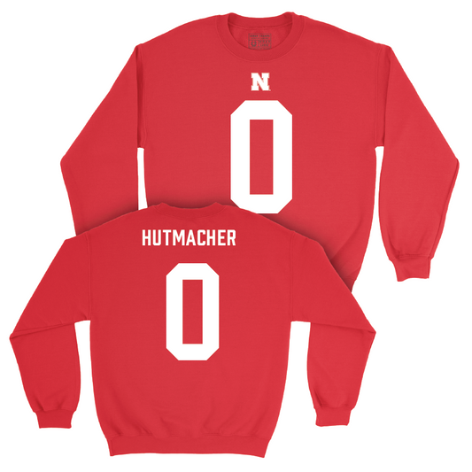 Nebraska Football Red Shirsey Crew - Nash Hutmacher | #0