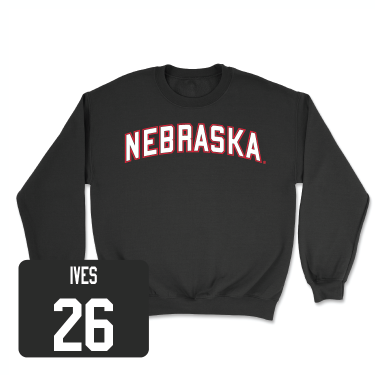 Football Black Nebraska Crew - Kwinten Ives