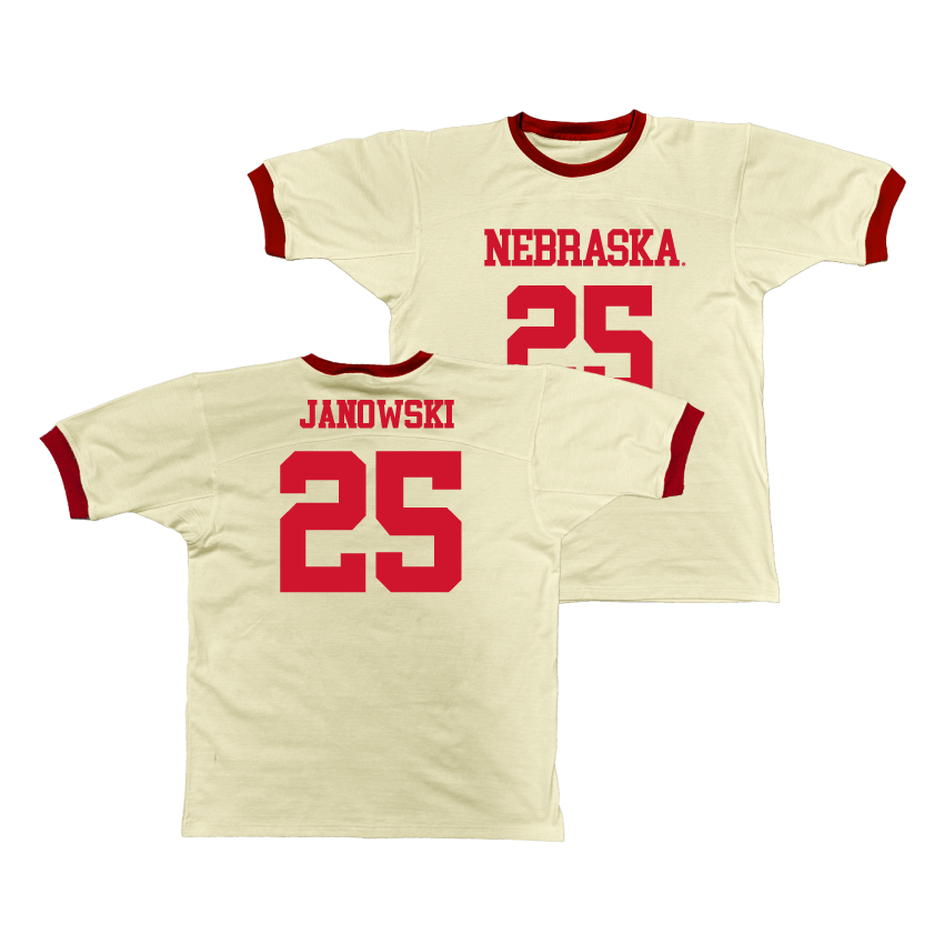 Nebraska Retro Ringer Tee - Nick Janowski