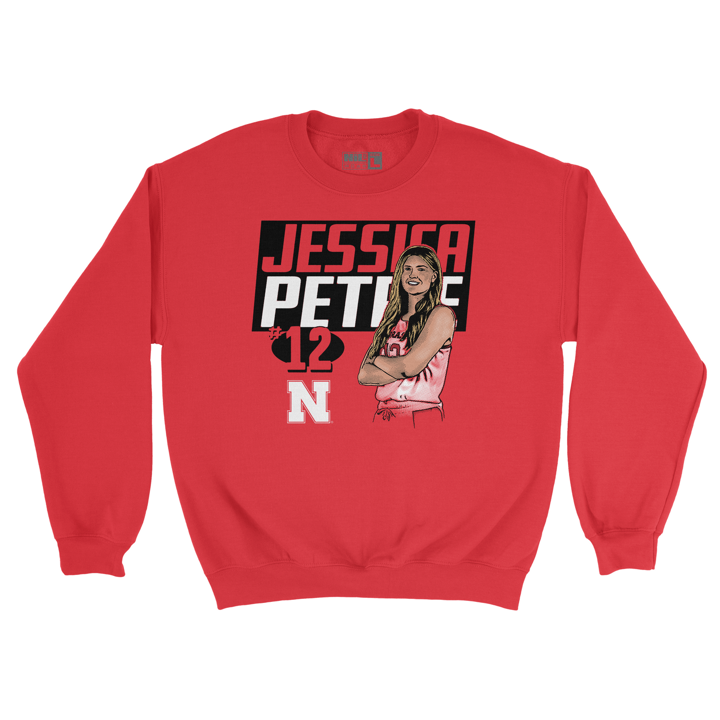 EXCLUSIVE RELEASE: Jessica Petrie Illustrated Red Crew