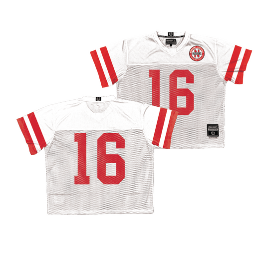 Nebraska Throwback Football Jersey   - Elijah Jeudy