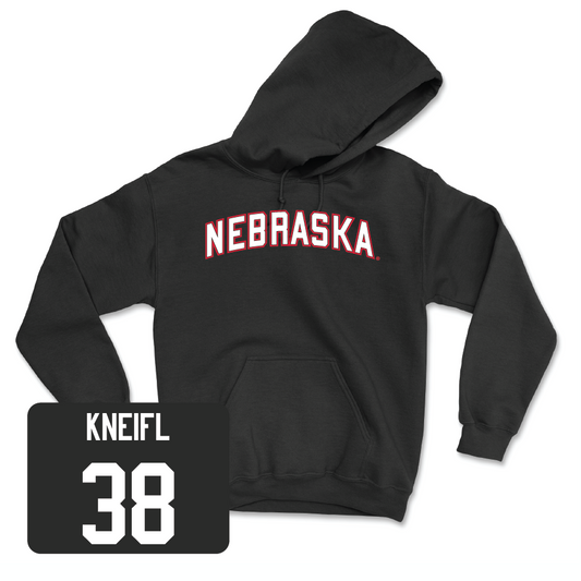 Baseball Black Nebraska Hoodie - Brooks Kneifl
