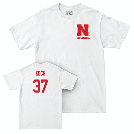 Football White Comfort Colors Tee  - Kamdyn Koch