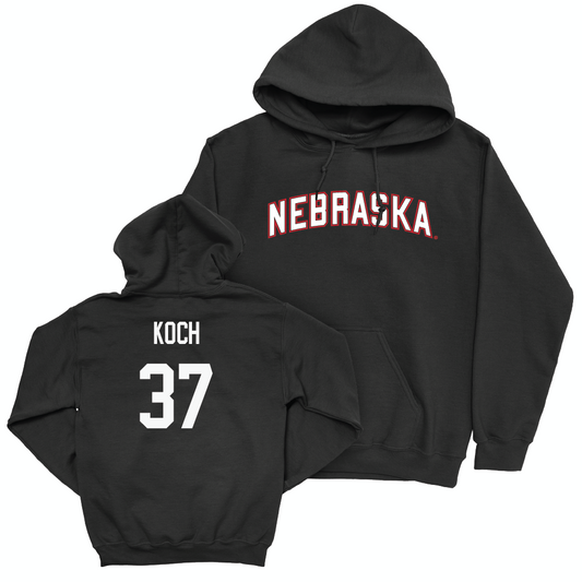 Football Black Nebraska Hoodie  - Kamdyn Koch