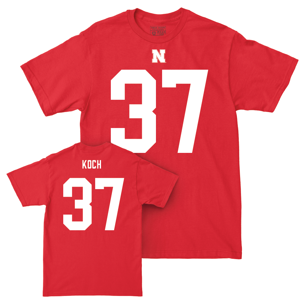 Nebraska Football Red Shirsey Tee  - Kamdyn Koch