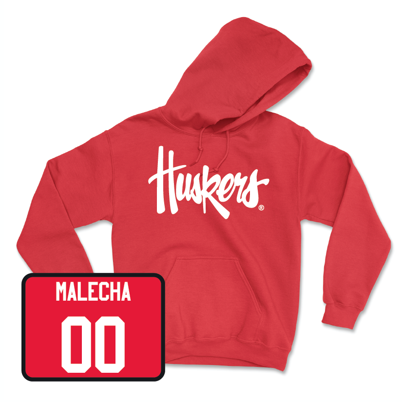 Red Softball Huskers Hoodie