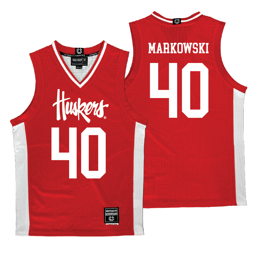Nebraska Women's Basketball Red Jersey - Alexis Markowski | #40