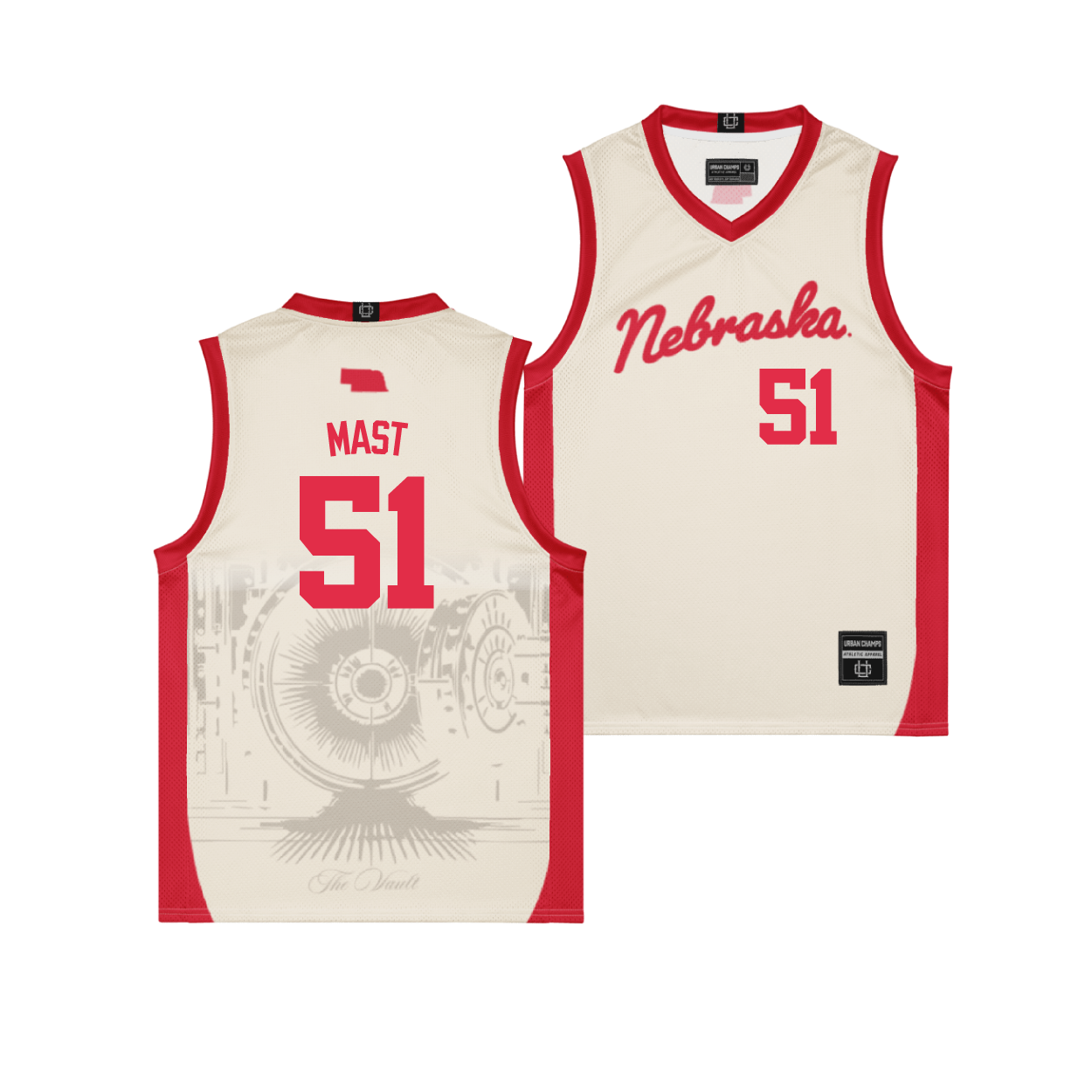 Nebraska Mens Basketball 2025 Campus Edition Jersey - Rienk Mast