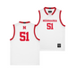 Nebraska Men's Basketball White Jersey - Rienk Mast