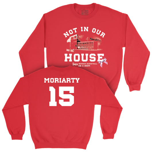 Women's Basketball Not In Our House Red Crew - Kendall Moriarty | #15