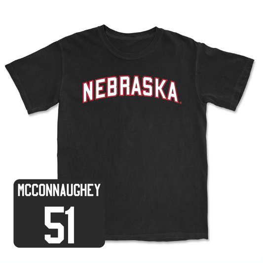 Baseball Black Nebraska Tee - Mason McConnaughey