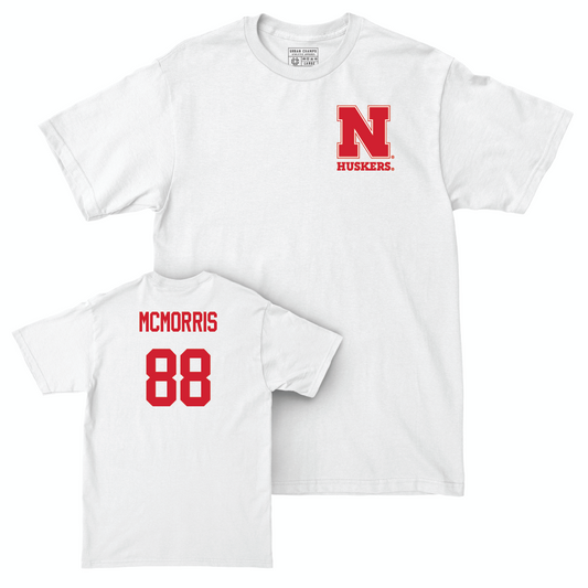 Football White Comfort Colors Tee  - Isaiah McMorris