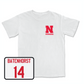 White Women's Volleyball Comfort Colors Tee Youth Small / Allysa Batenhorst | #14