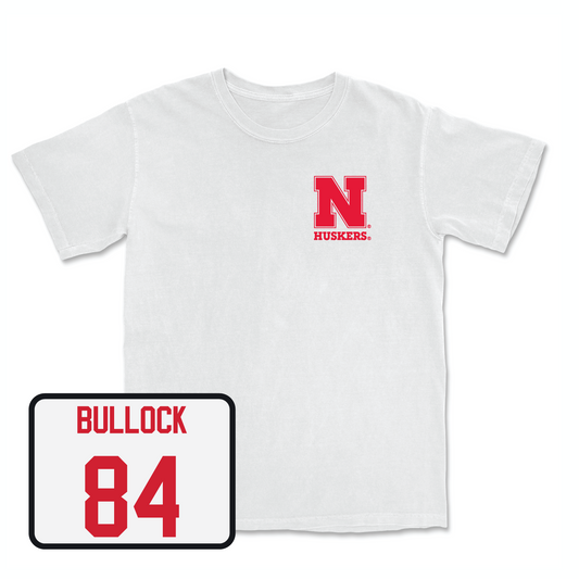 White Football Comfort Colors Tee 7 Youth Small / Alex Bullock | #84