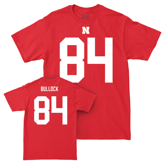 Nebraska Football Red Shirsey Tee - Alex Bullock | #84 Youth Small
