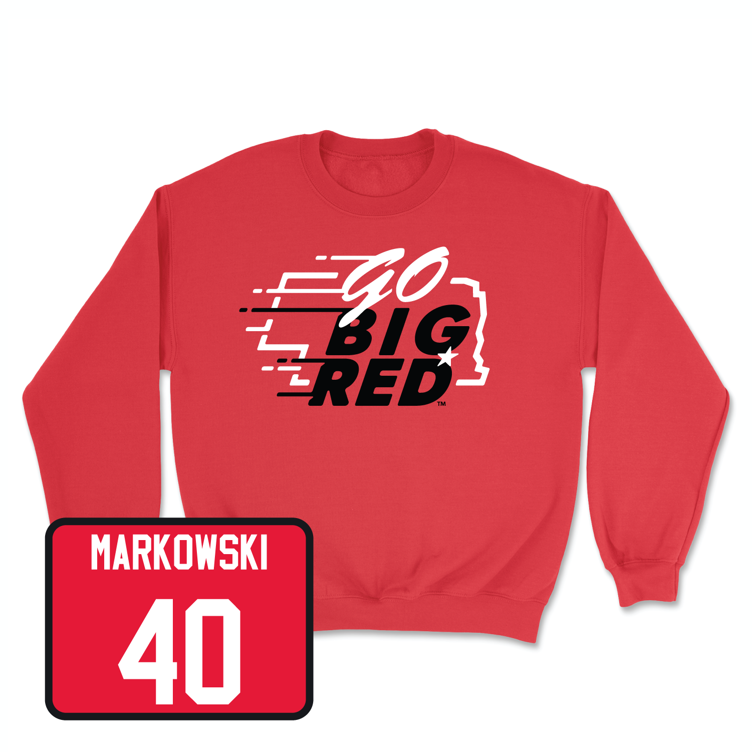 Red Women's Basketball GBR Crew Small / Alexis Markowski | #40