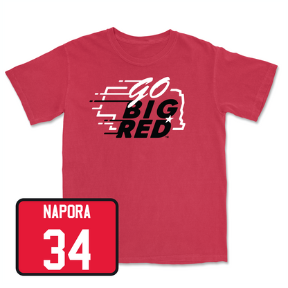 Red Women's Soccer GBR Tee Youth Small / Allison Napora | #34